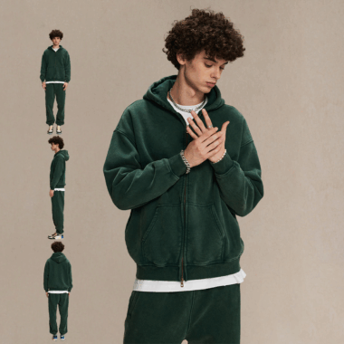 Custom 360G High Quality Oversized Vintage Wash Hoodies