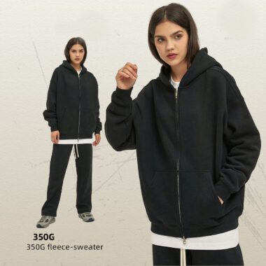 Custom Double Zip-Up Hoodie