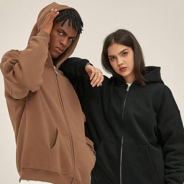 Custom Double Zip-Up Hoodie