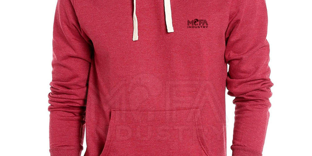 Cotton Blended Pullover Hoodie