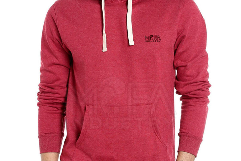 Cotton Blended Pullover Hoodie