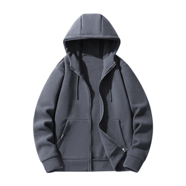 Full Zip-Up Hoodie for Men and Women