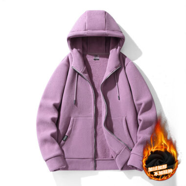 Full Zip-Up Hoodie for Men and Women