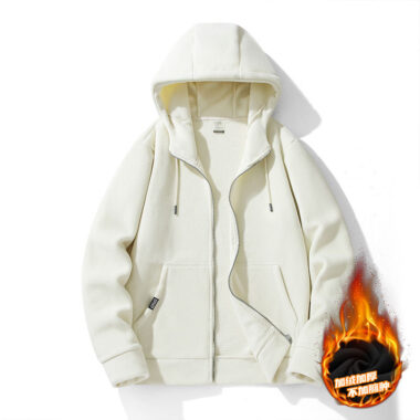 Full Zip-Up Hoodie for Men and Women