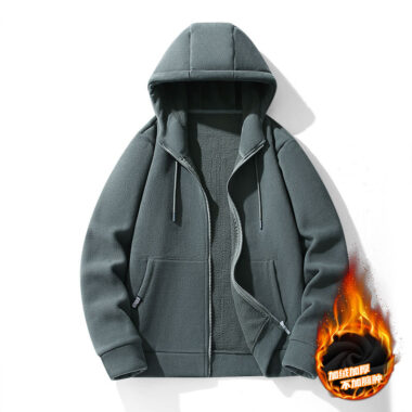 Full Zip-Up Hoodie for Men and Women