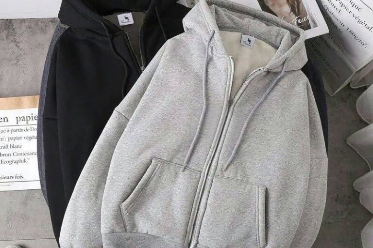 Custom Embroidery Full-Zip Hoodie