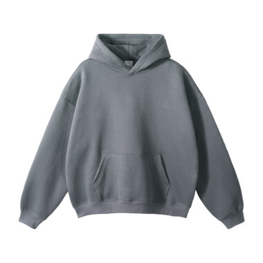 Oversized Pullover Hoodie with 3D Puff Print