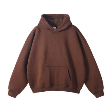 Oversized Pullover Hoodie with 3D Puff Print