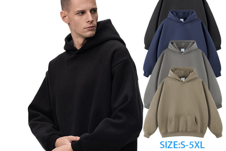 Men's Heavyweight Custom Winter Hoodie