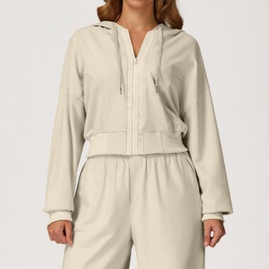 Customizable Winter Zip-Up Hoodie