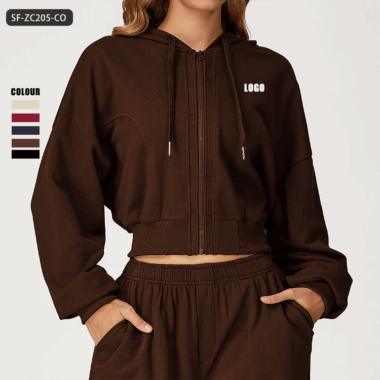 Customizable Winter Zip-Up Hoodie