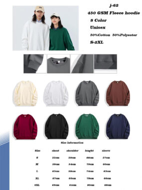 Custom Round Neck Men's Hoodie