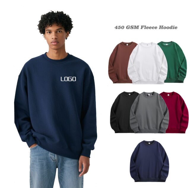 Custom Round Neck Men's Hoodie