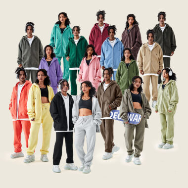 3D Puff Embroidery Cotton Zip Up Hoodie