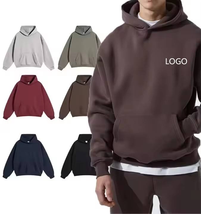 Cotton French Pullover Hoodie for Men