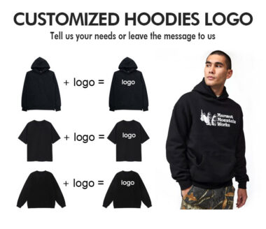 OEM Custom 100% Cotton Zip Hoodie