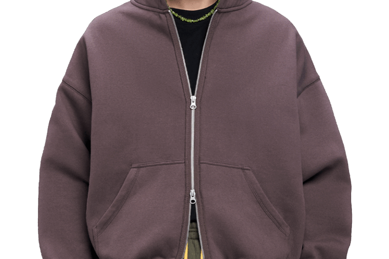 OEM Custom 100% Cotton Zip Hoodie