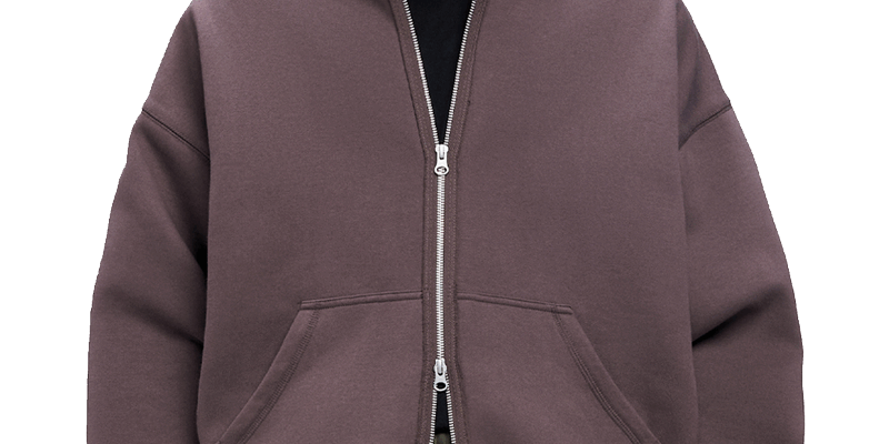 OEM Custom 100% Cotton Zip Hoodie
