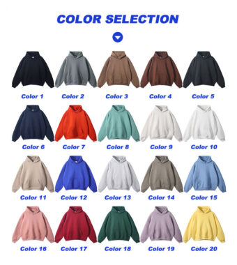 Custom Oversized Heavyweight Cotton Hoodie 