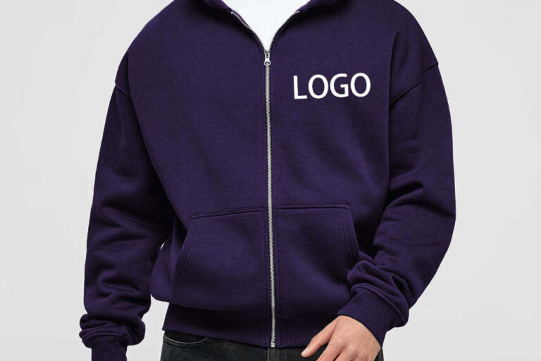 Custom Oversized Zip Hoodie for Men