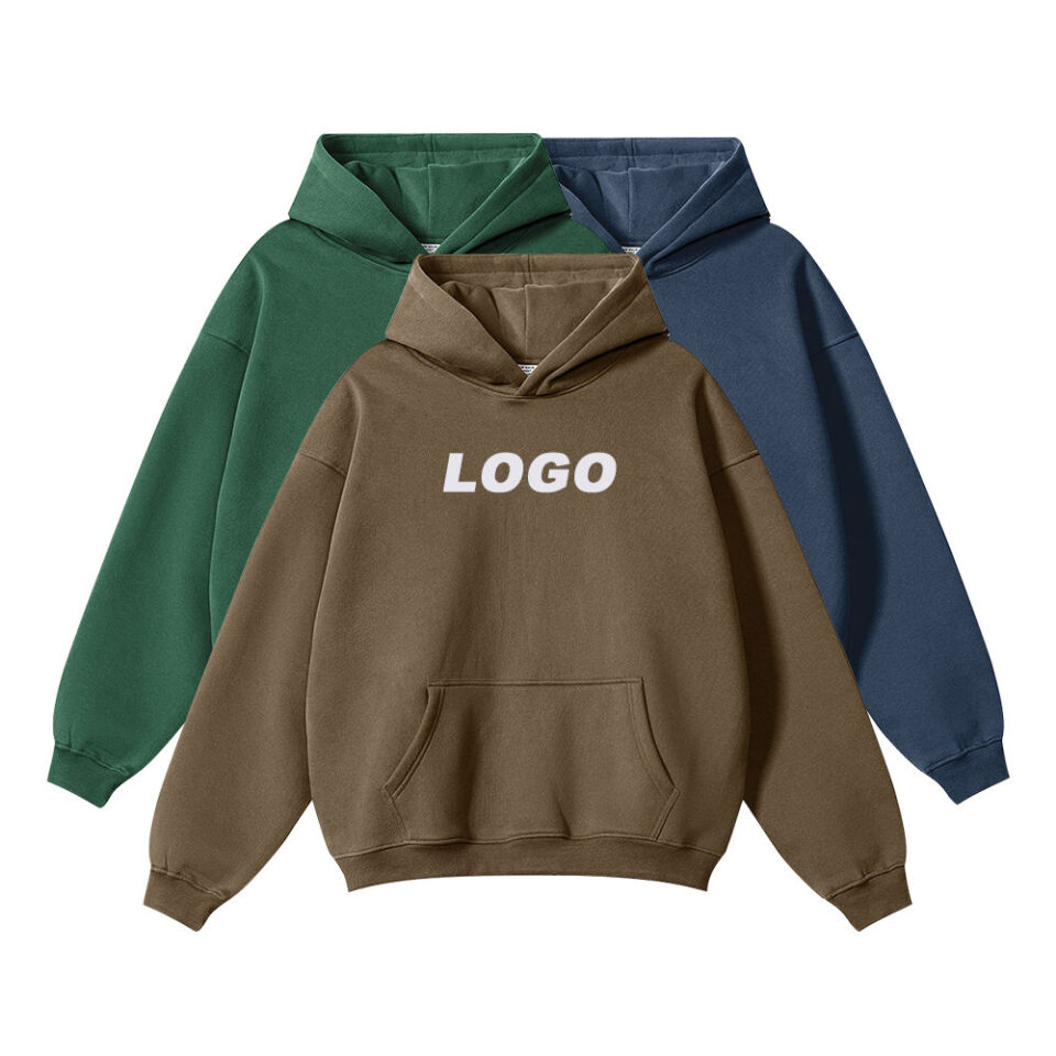 Printing Logo Pullover Hoodie for Men