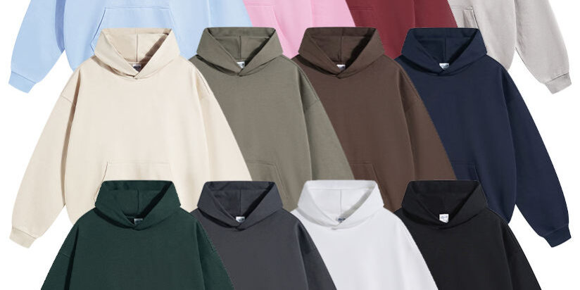 Cotton Pullover Hoodie with Custom Embroidery