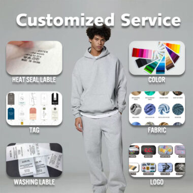 Heavyweight Baggy Cropped Zip-Up Hoodie