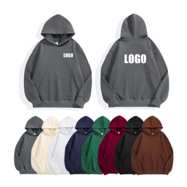 Unisex Hooded Pullover with Custom Embroidery