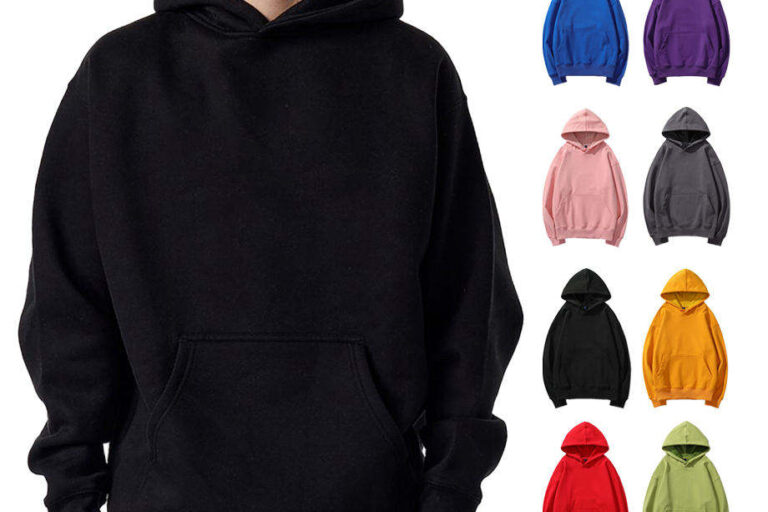 Unisex Hooded Pullover with Custom Embroidery