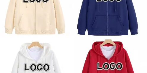 Spring & Autumn Oversized Zip-Up Hoodie