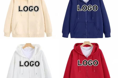 Spring & Autumn Oversized Zip-Up Hoodie