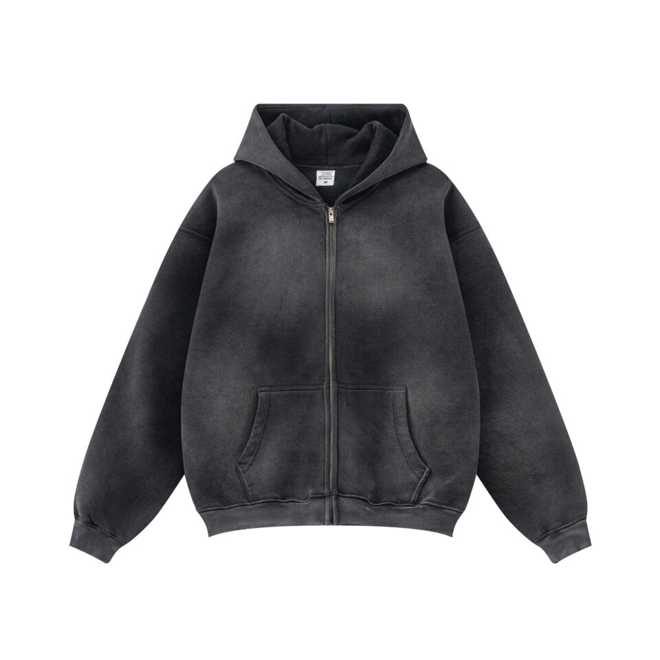 Heavyweight Zip Up Hoodie for Men