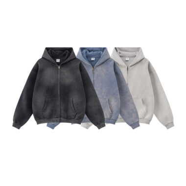 Heavyweight Zip Up Hoodie for Men