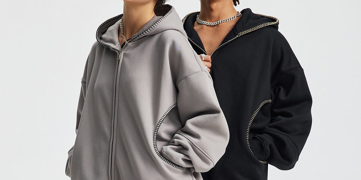 Heavyweight Zip-Up Hoodie with Fleece Lining