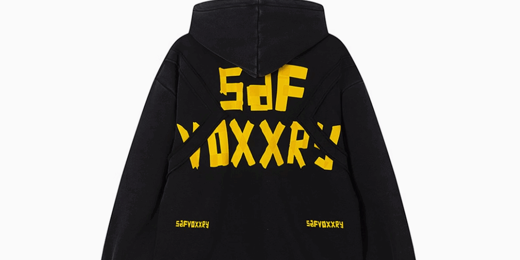 Vintage Oversized Printed Hoodie