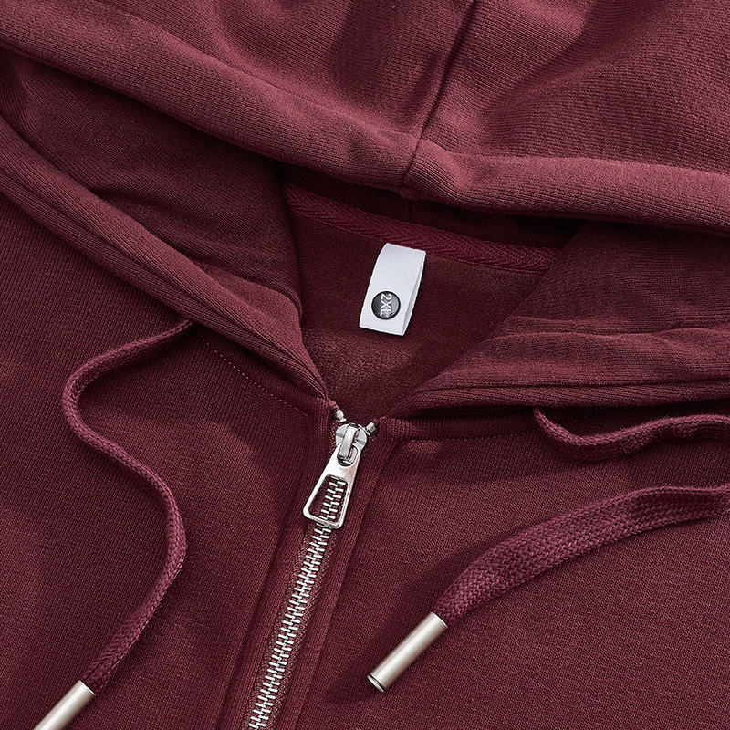 Thick Fleece Zip Up Hoodie