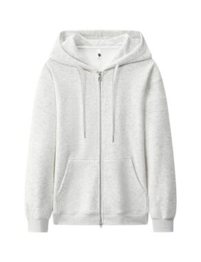 Thick Fleece Zip Up Hoodie