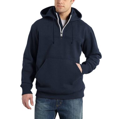 Custom Plus Size Zip Up Hoodie for Men