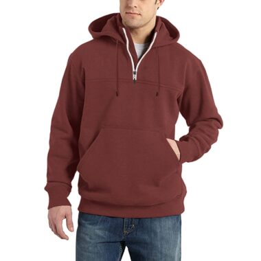 Custom Plus Size Zip Up Hoodie for Men