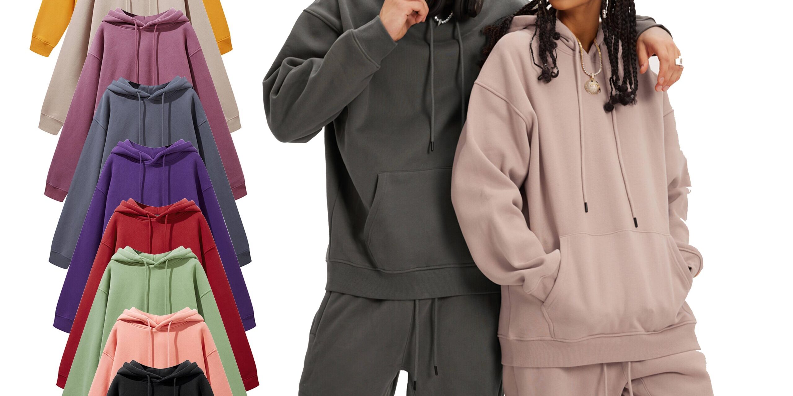 Oversized Men's Pullover Hoodie