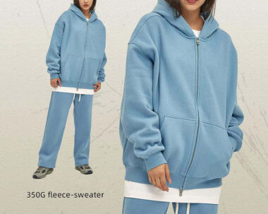 Wholesale Custom Zip Hoodie Sweatpants Set