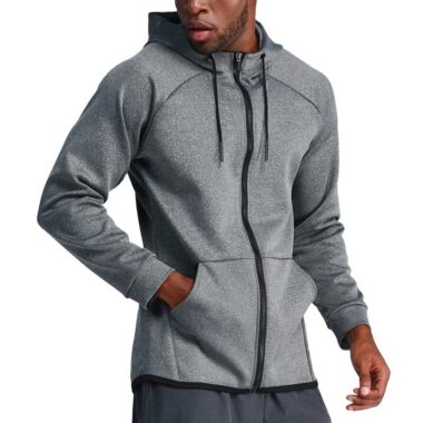 Full-Zip Training Fitness Sports Hoodie