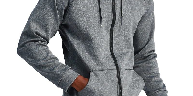 Full-Zip Training Fitness Sports Hoodie