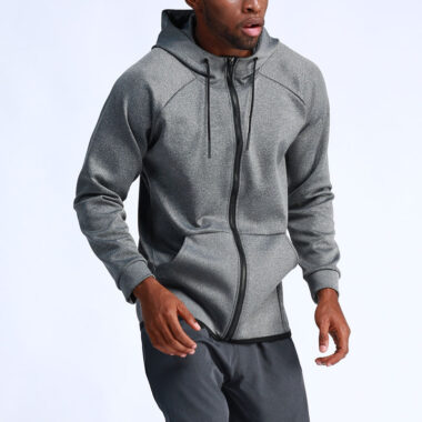 Full-Zip Training Fitness Sports Hoodie