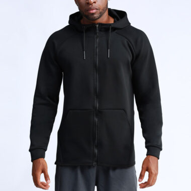 Full-Zip Training Fitness Sports Hoodie